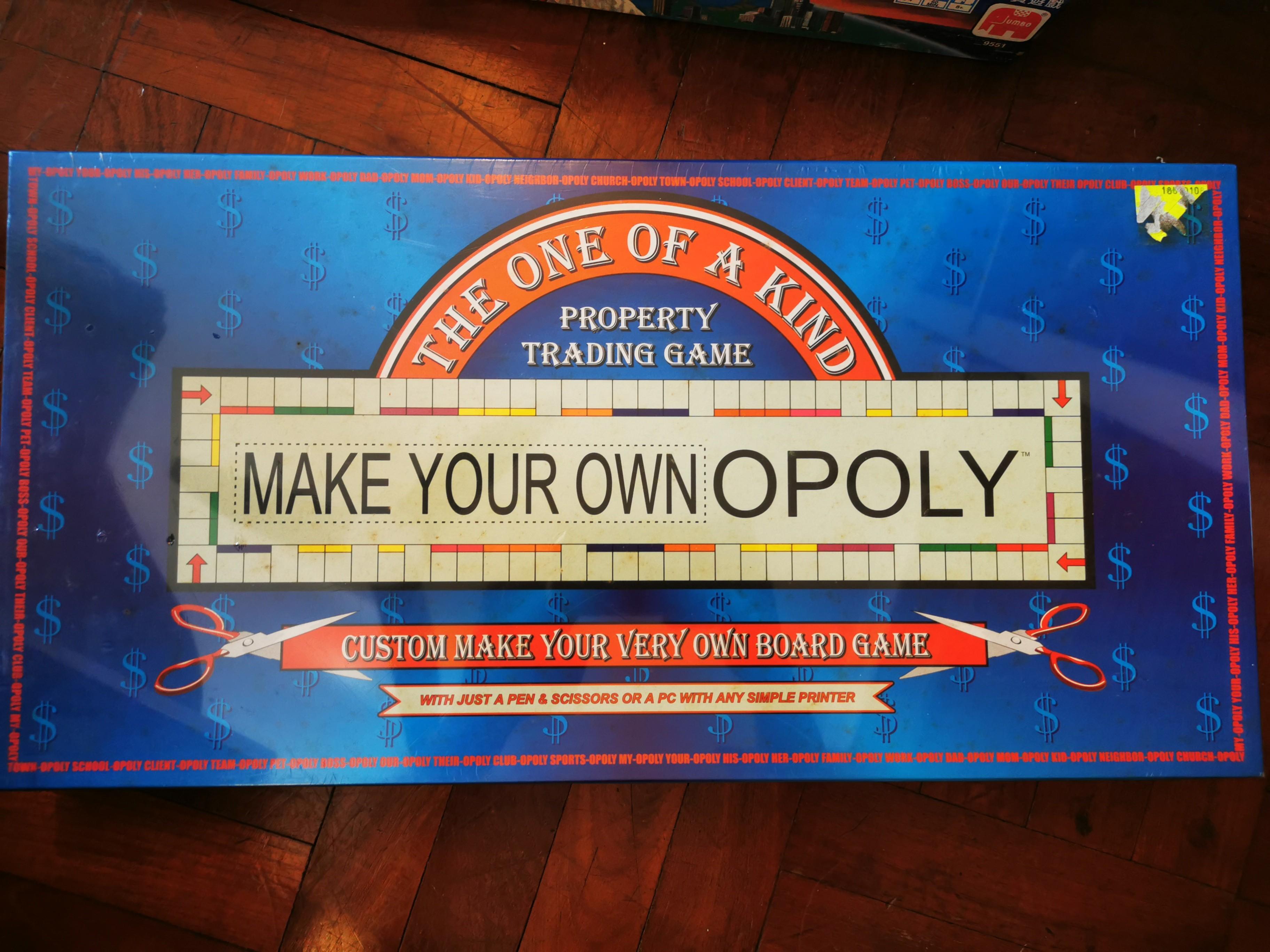 Make your own Monopoly, Hobbies & Toys, Memorabilia & Collectibles