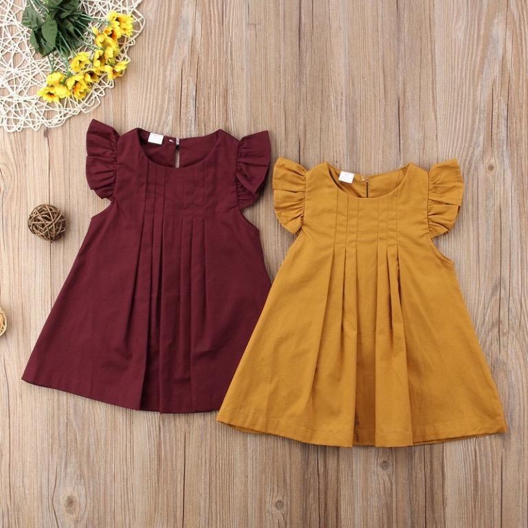 Baby girl maroon dress shop