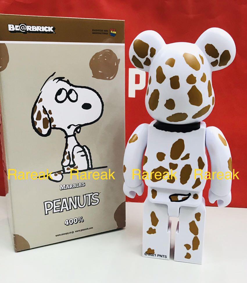 Medicom Bearbrick 2021 We love Peanuts Snoopy Marbles 400% be