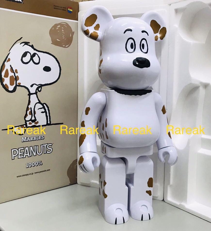 Medicom Bearbrick  We love Peanuts Snoopy Marbles % be
