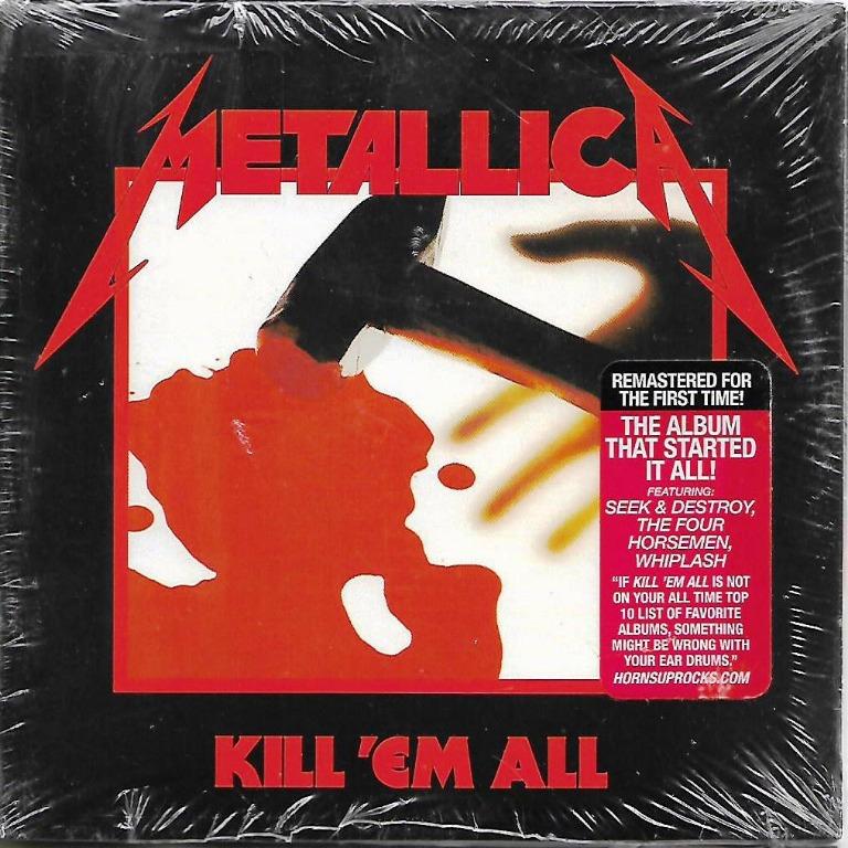 Metallica – Kill 'Em All sealed limited edition red vinyl U.S. LP