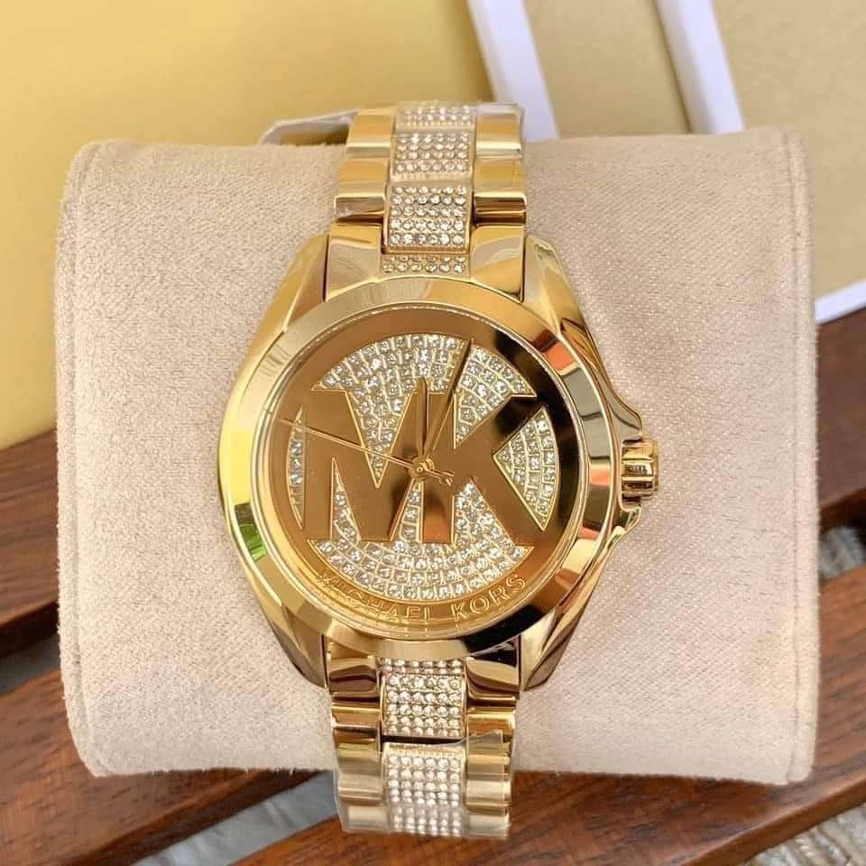 Mua Michael Kors Parker Stainless Steel Watch with Glitz Accents Logo  GoldTone and Crystal Pendant Necklace trên Amazon Mỹ chính hãng 2023   Giaonhan247