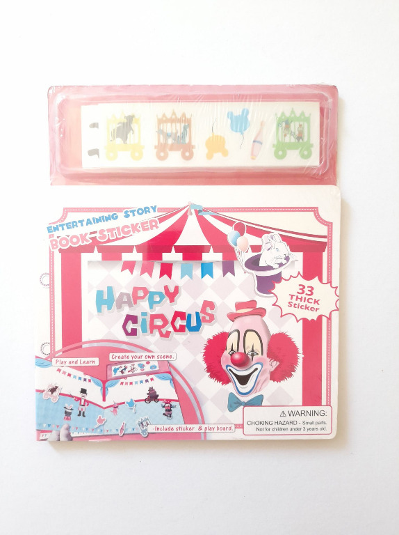 Miniso Japan Happy Circus Educational Learning Entertaining Book ...