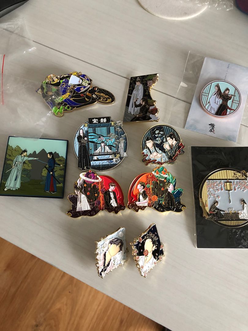 Mo Dao Zu Shi Cql The Untamed Enamel Pins Hobbies Toys