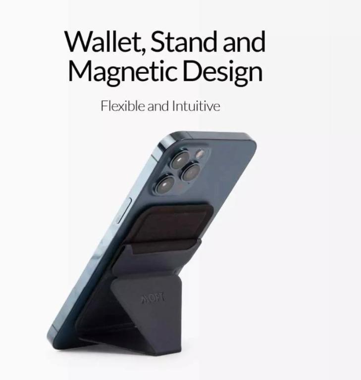 MOFT Magsafe Magnetic Wallet and Handphone Stand for iPhone 12, 13
