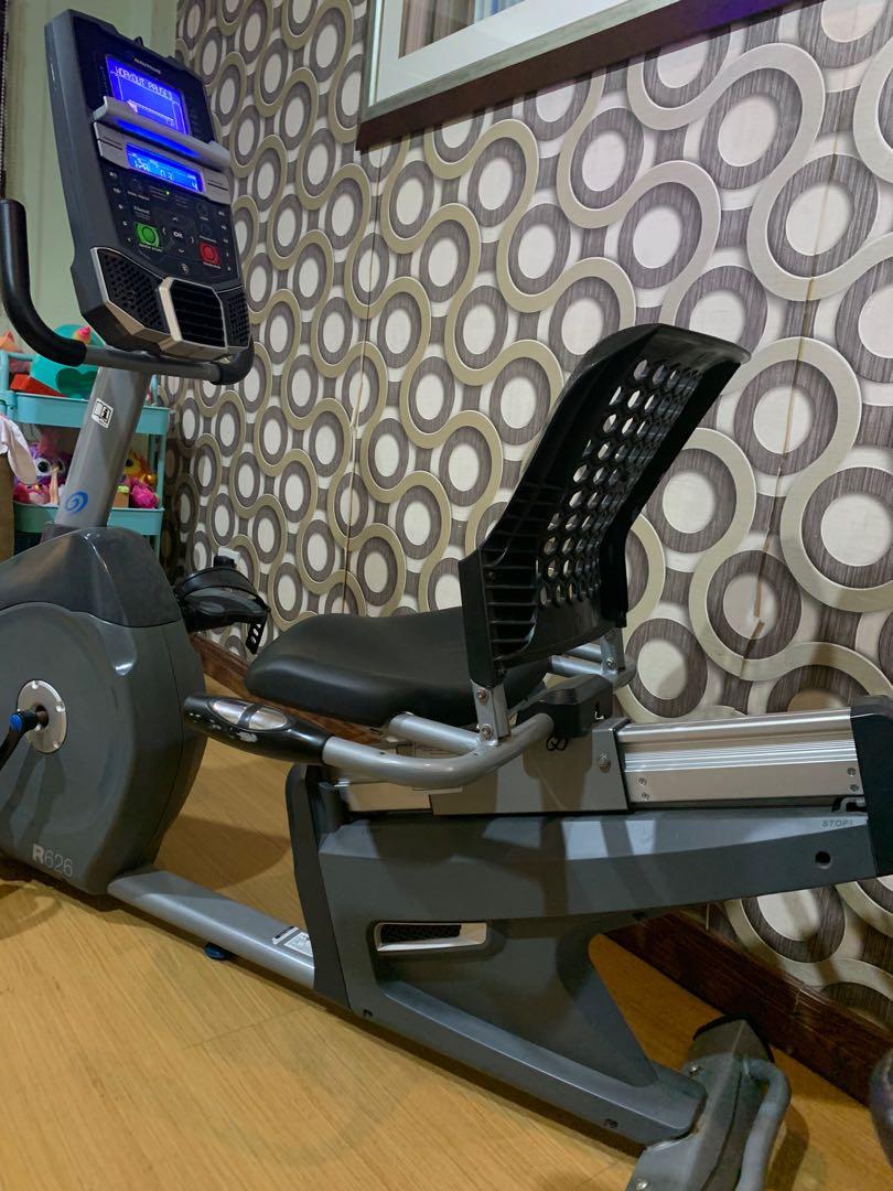 Nautilus R626 Recumbent Bike Sports Equipment Exercise Fitness
