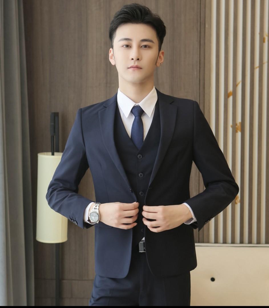 Navy blue blazer jacket Clearance