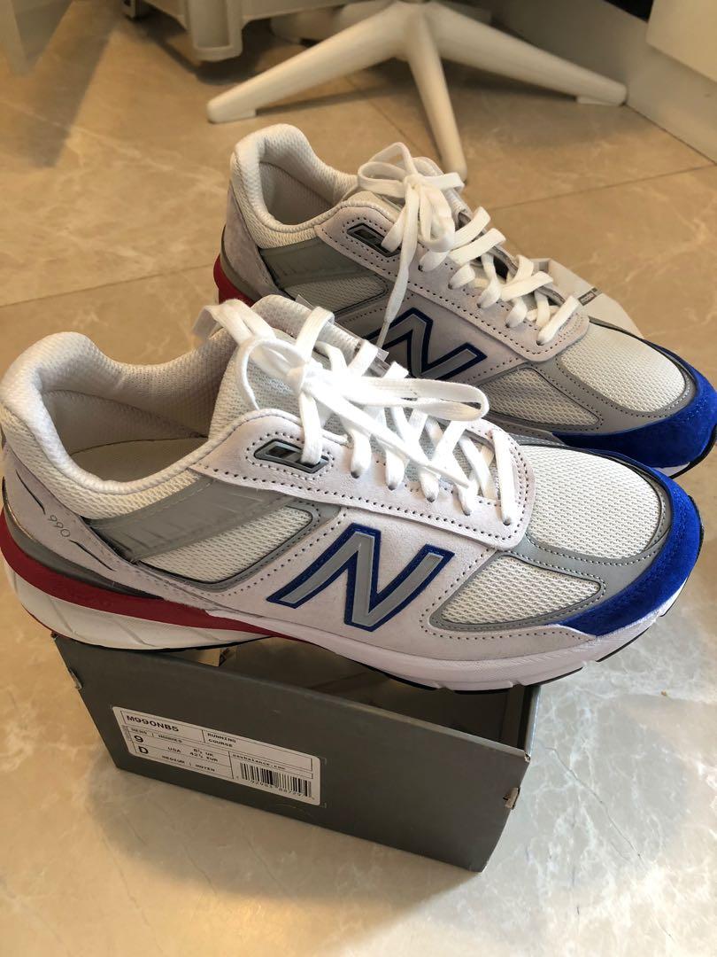 New Balance 990V5 M990NB5, 男裝, 鞋, 波鞋- Carousell