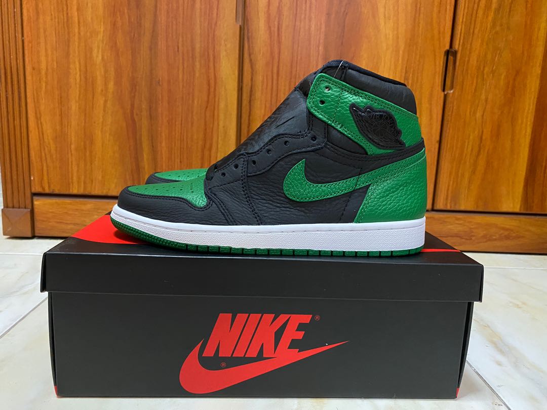 Nike air jordan best sale retro 1 pine green