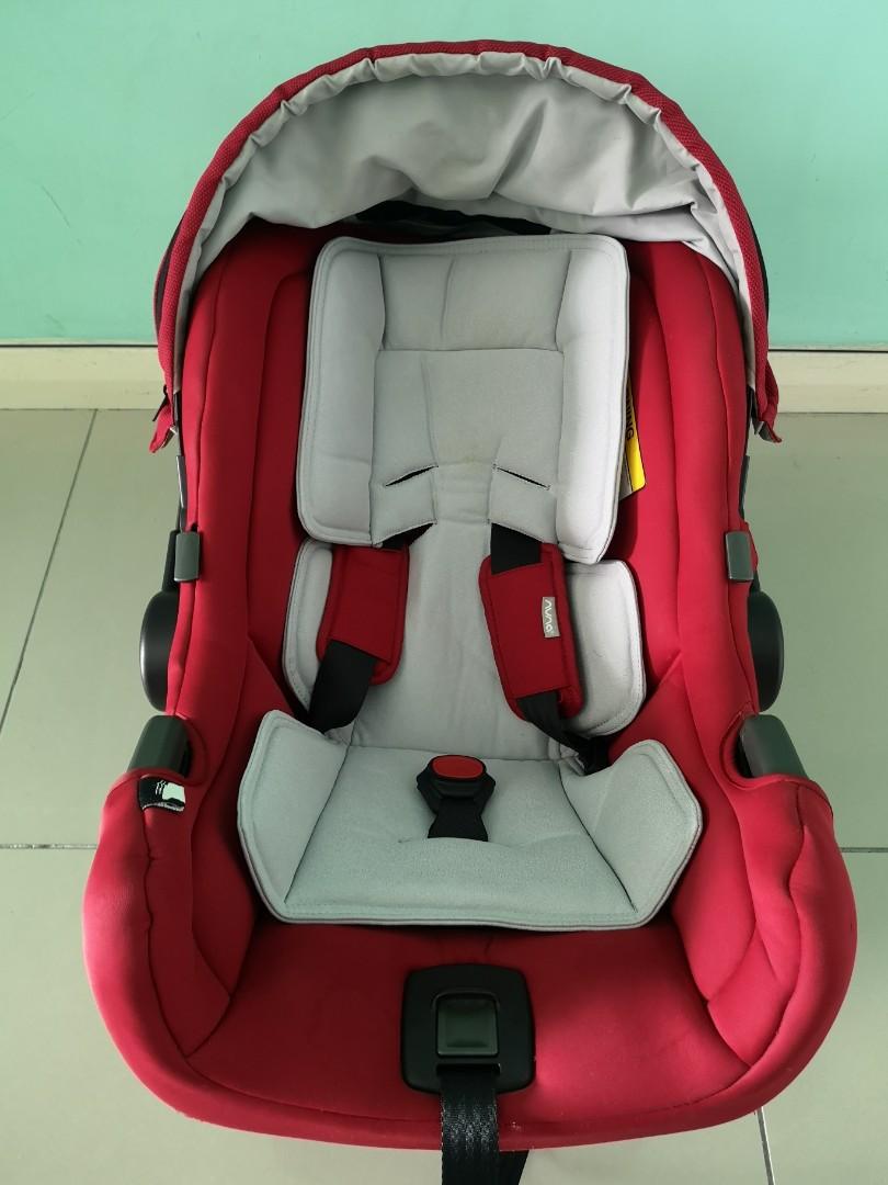 nuna car seat red