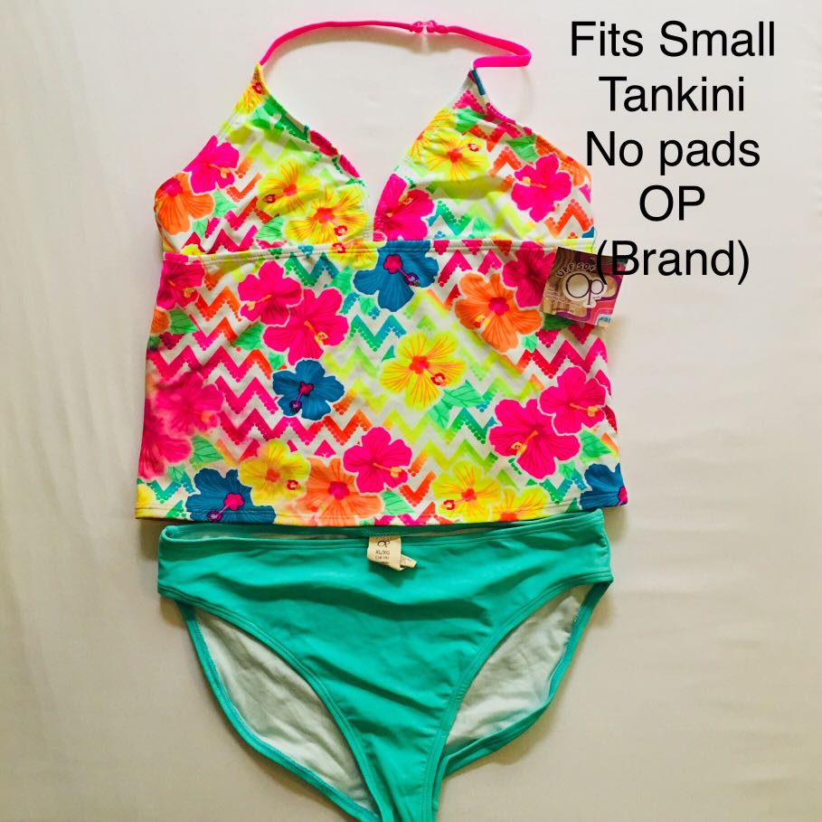OP Floral Tankini and Mint Green Bikini Set!, Women's Fashion, Swimwear, Bikinis & Swimsuits on