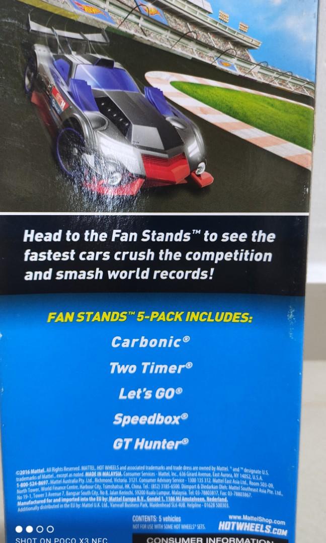 Hot wheels fan stands outlet