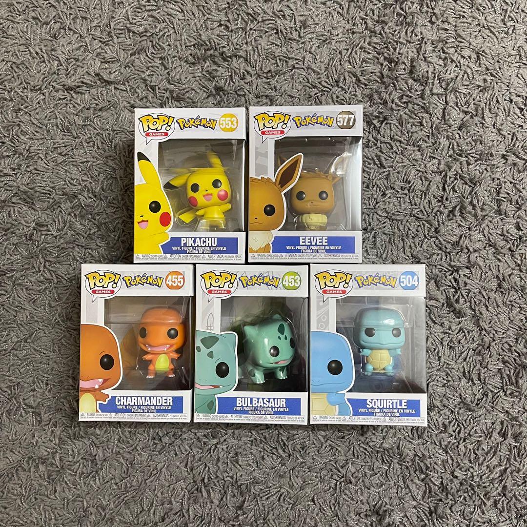 Funko Pop Pokemon Pikachu 353# 553# Bulbasaur 453# Charmander 455