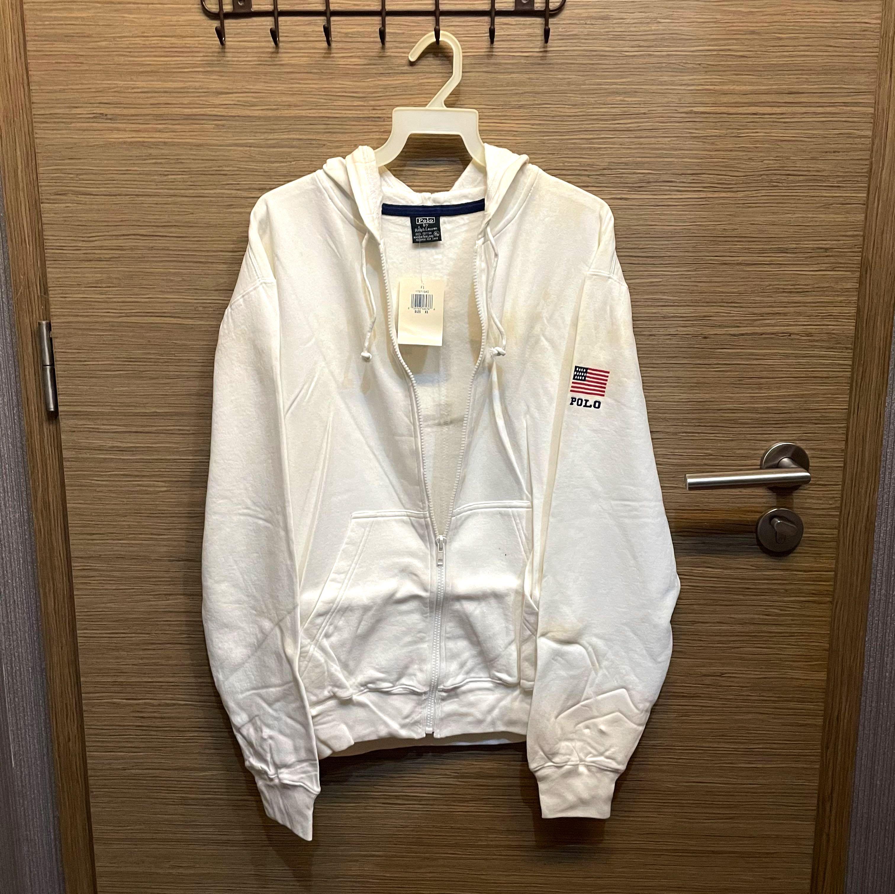 White polo hotsell hoodie women's