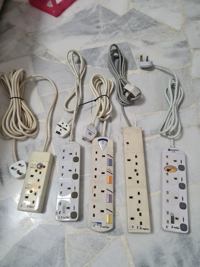 Power Extension Cords, Furniture & Home Living, Home Improvement