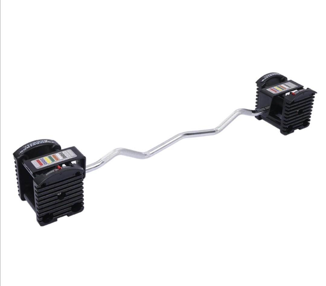 POWERBLOCK ATTACHMENTS EZ CURL BAR STRAIGHT BAR KETTLEBELL BN