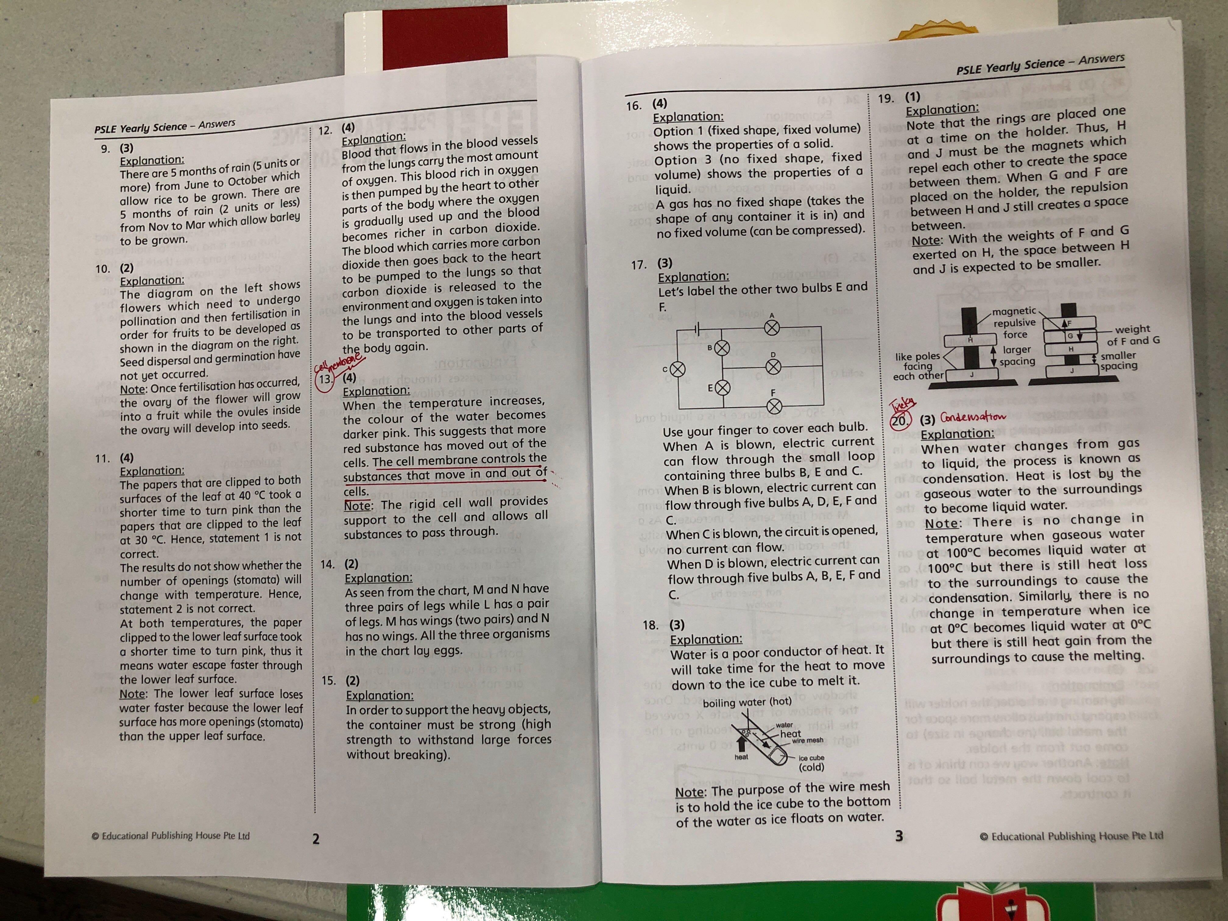 Psle science booklet 2018 2020 hobbies toys books magazines