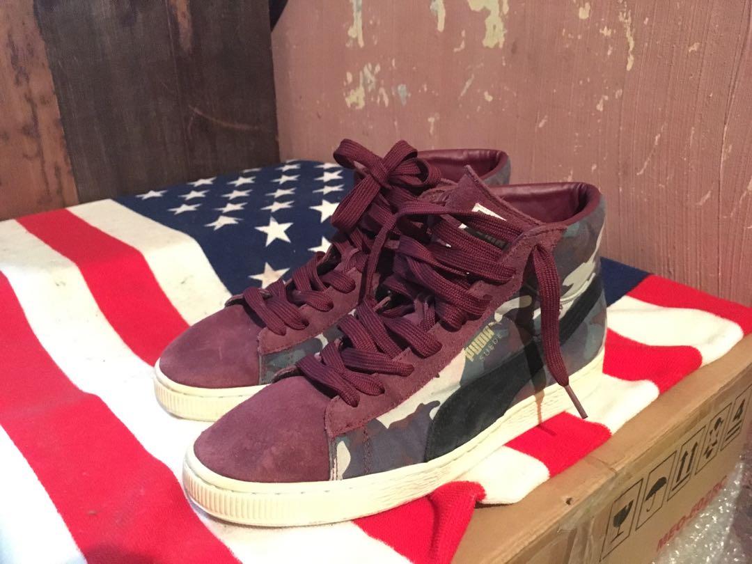 Puma suede camo Men s Fashion Footwear Sneakers on Carousell