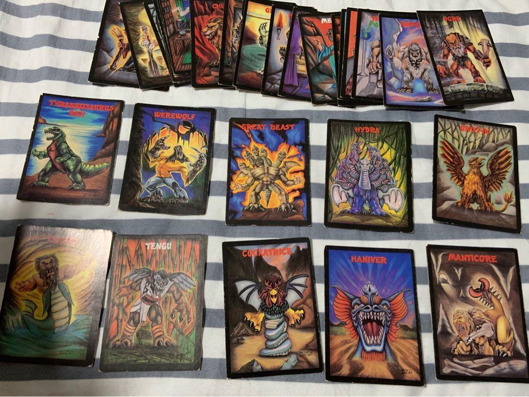 RARE VINTAGE 1991 MONSTERS IN MY POCKET TRADING CARD SERIES, Hobbies