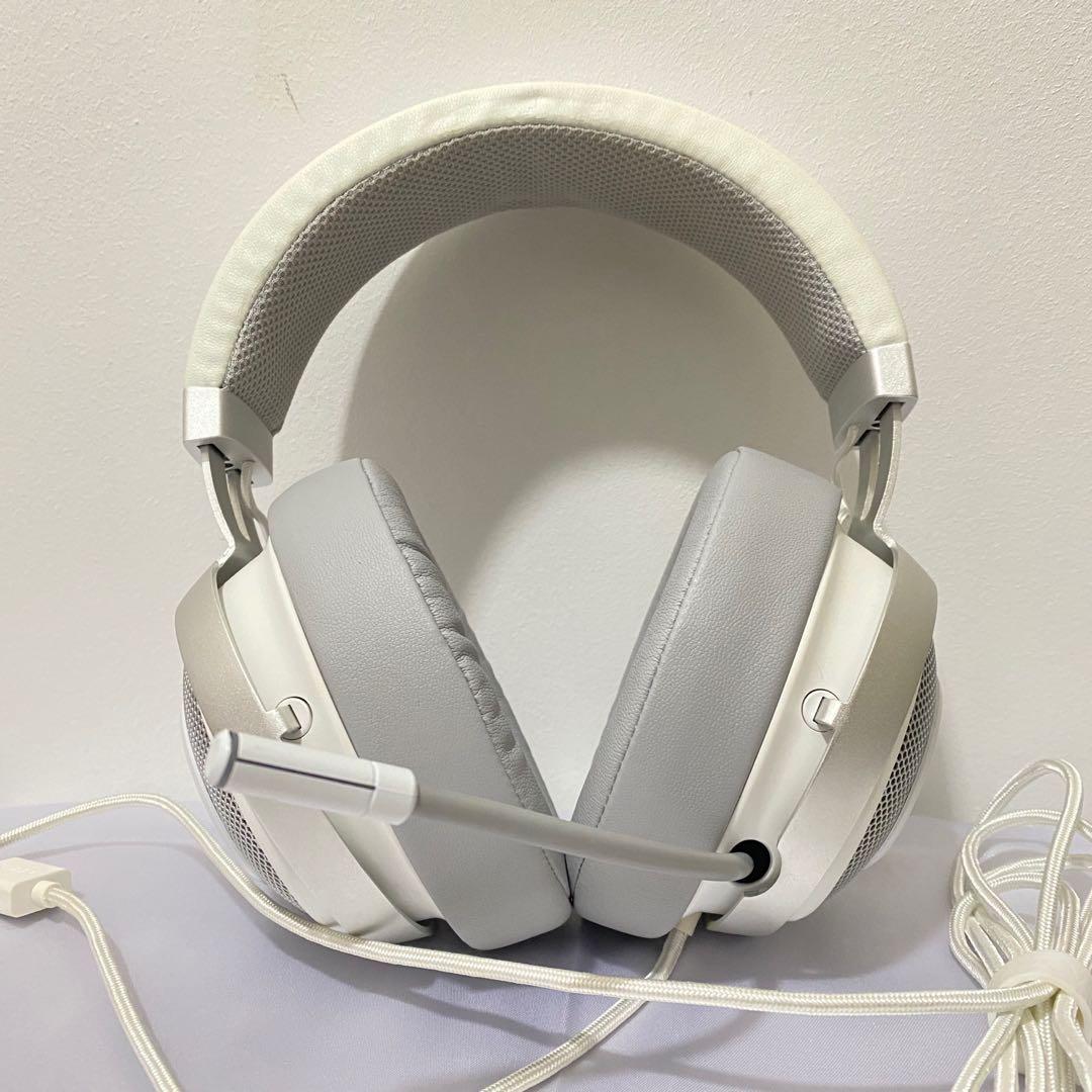 Razer Kraken 7 1 V2 Mercury White Audio Headphones Headsets On Carousell