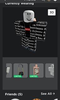 Roblox limited item [RGE], Video Gaming, Gaming Accessories, Game Gift  Cards & Accounts on Carousell