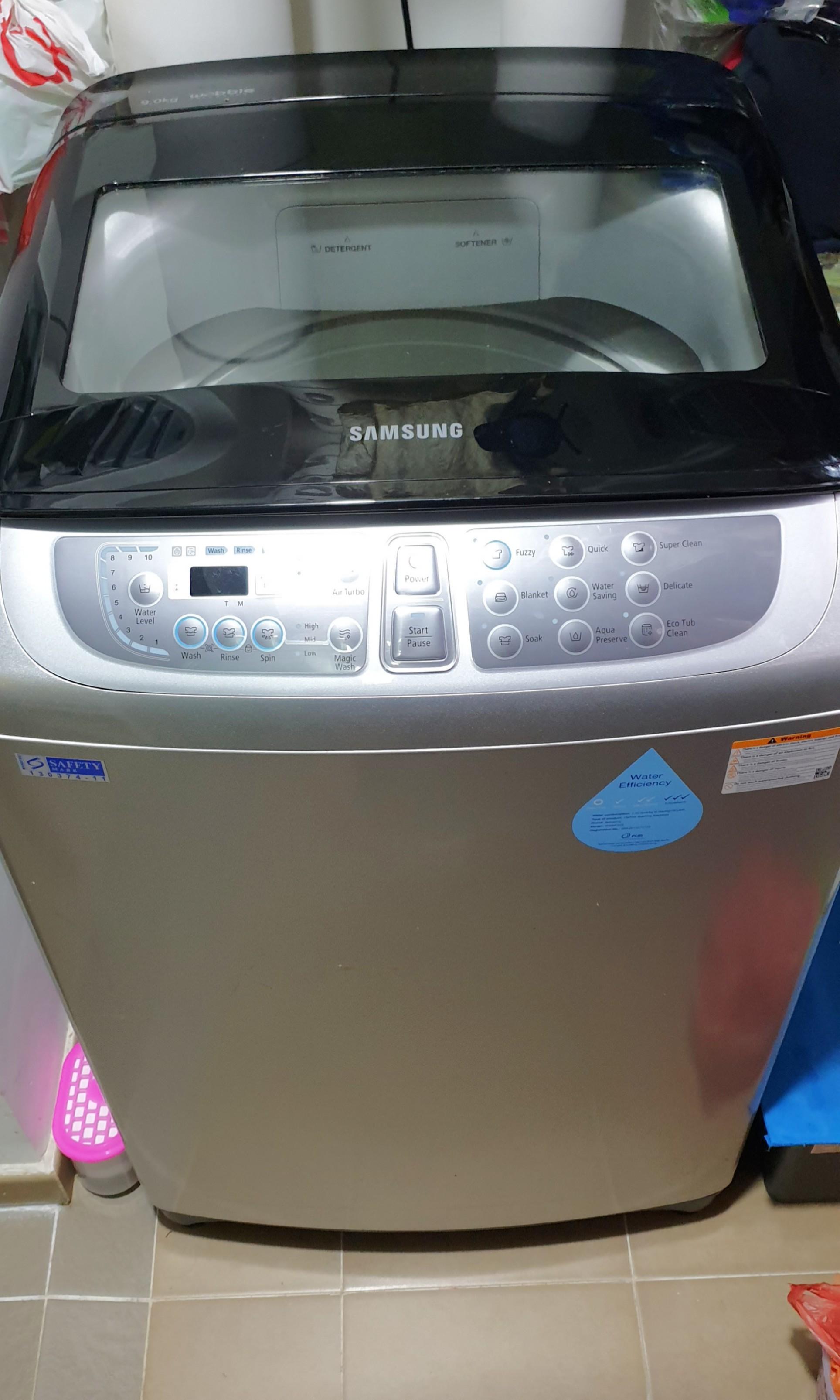Samsung Wobble washing machine 9KG, TV & Home Appliances, Washing