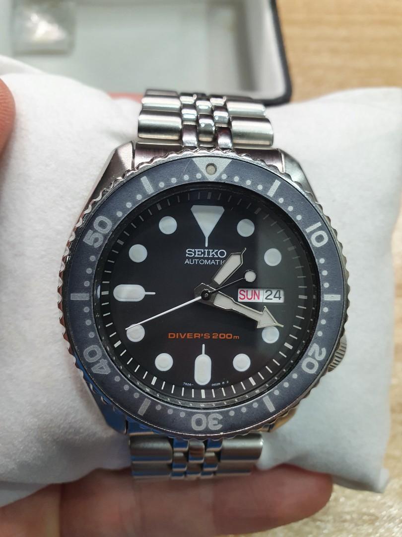 Seiko SKX007 with Ghost Bezel Mod, Men's Fashion, Watches & Accessories,  Watches on Carousell