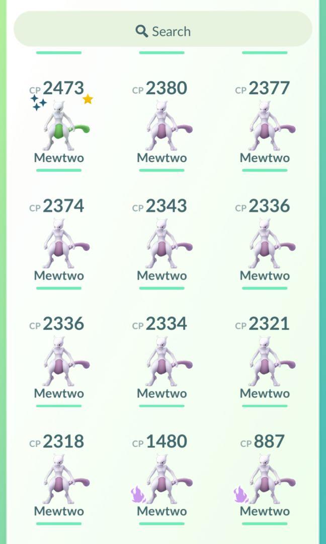 Mewtwo Shiny Pokemon Go - DFG