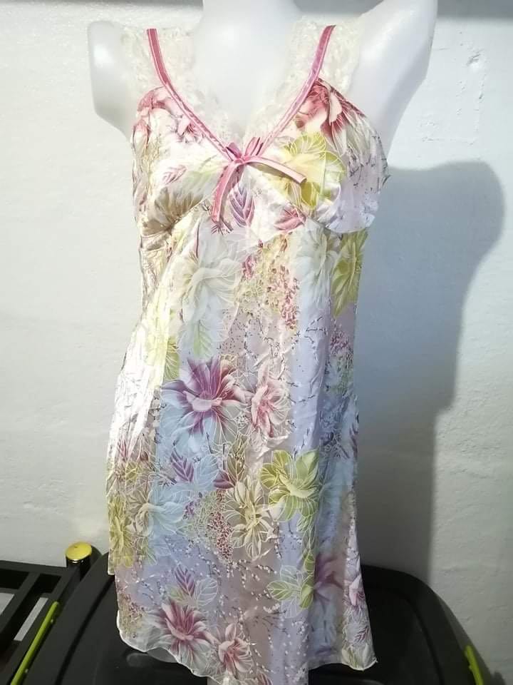 Silk Sleepwear Dress, Women's Fashion, Dresses & Sets, Dresses on Carousell