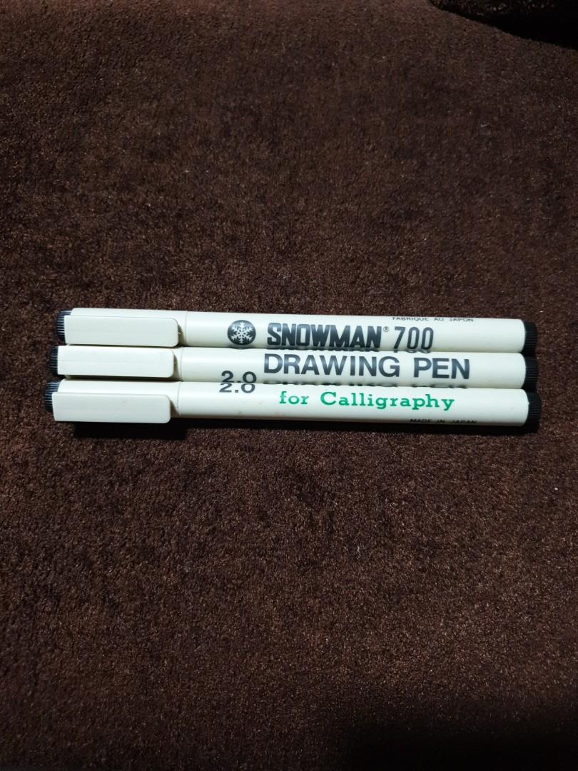 Snowman calligraphy pen clearance