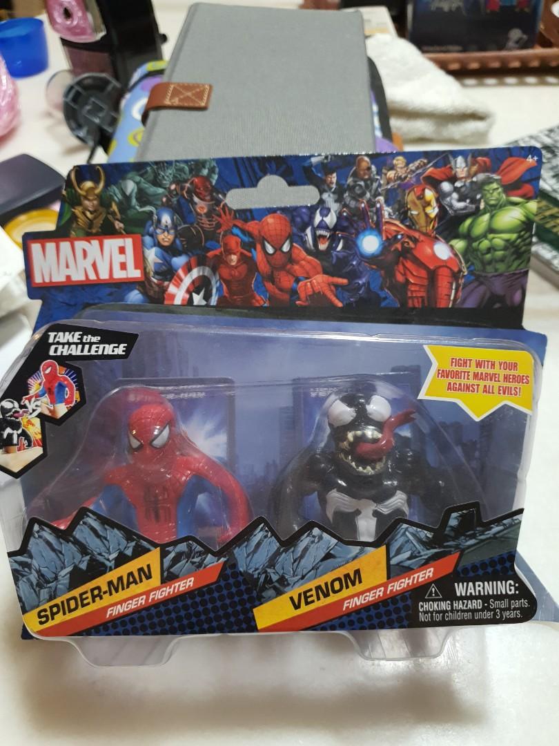 Marvel Venom Finger Fighter Toy New In Box 