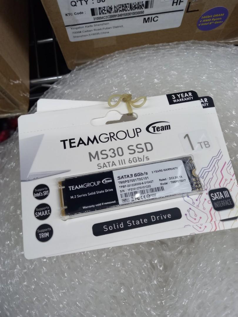 Ssd M.2 (Category: Computer Parts) located in Quezon City. Submitted by monasa (Listing ID 1090955457, Image 1). Description: 1tb team group m.2 ssd.