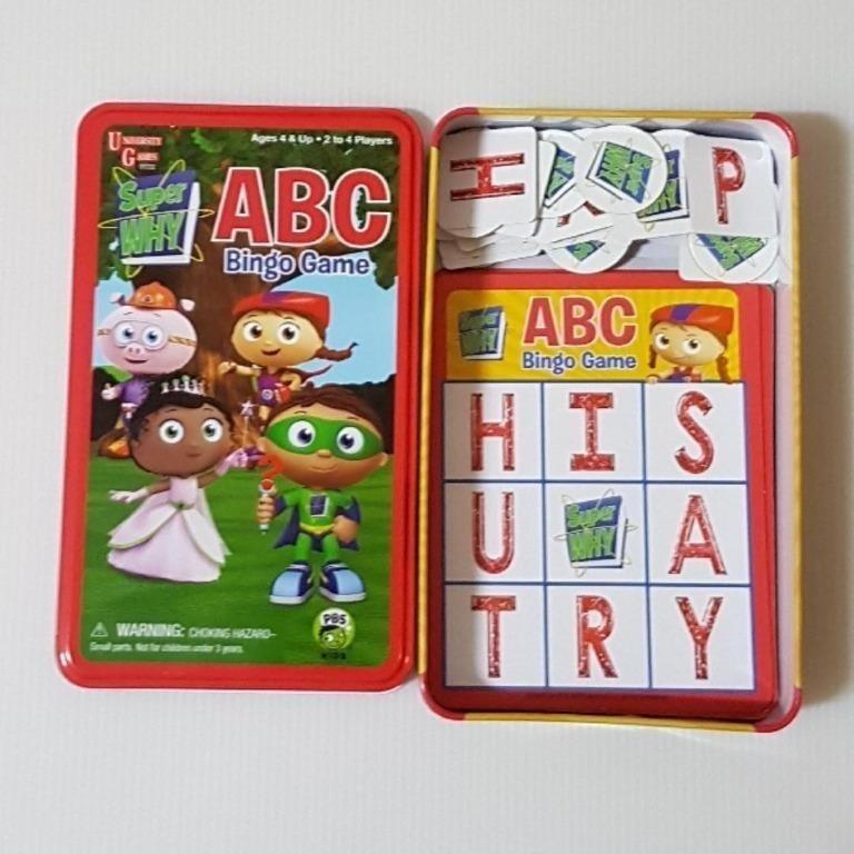super-why-abc-bingo-game-board-game-hobbies-toys-toys-games-on-carousell