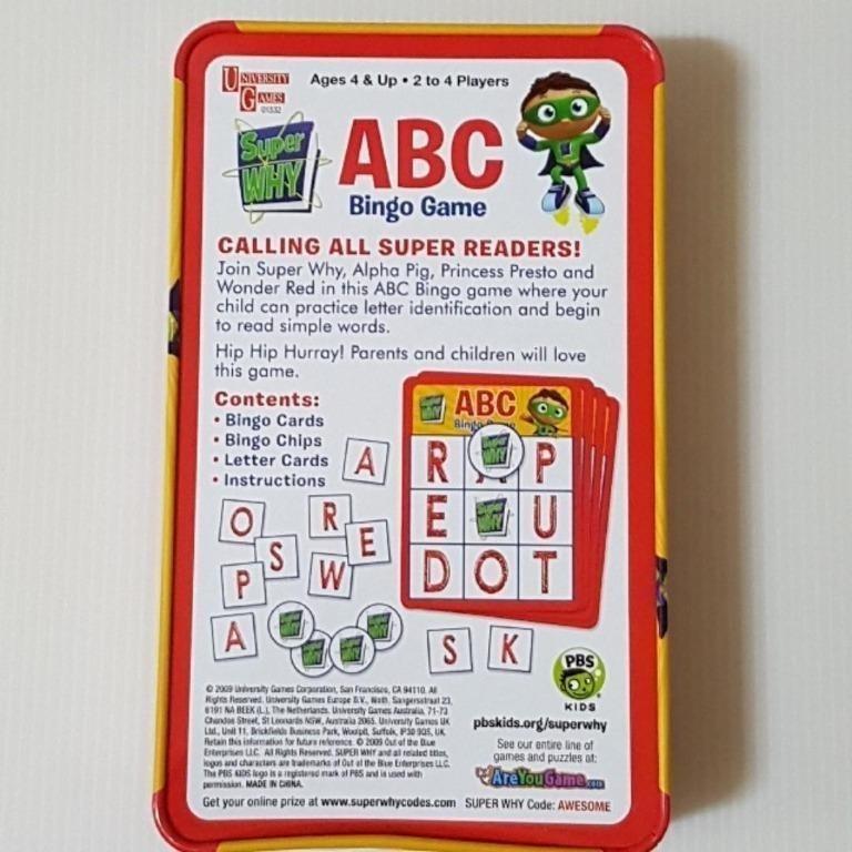 super-why-abc-bingo-game-board-game-hobbies-toys-toys-games-on