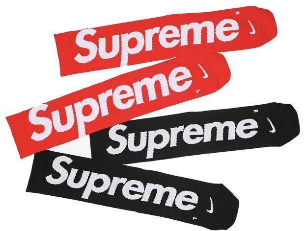 Supreme x Nike Lightweight Crew Socks 襪, 男裝, 手錶及配件, 襪