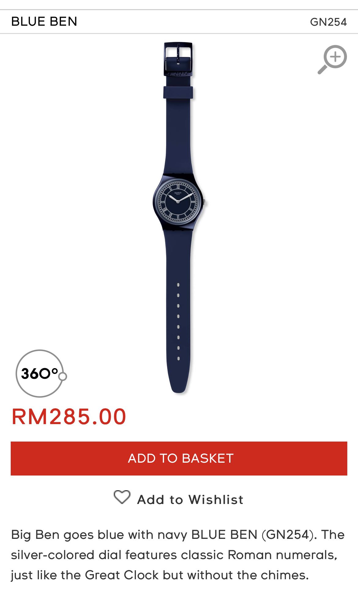Swatch Big Ben (Navy), Women's Fashion, Watches on Carousell