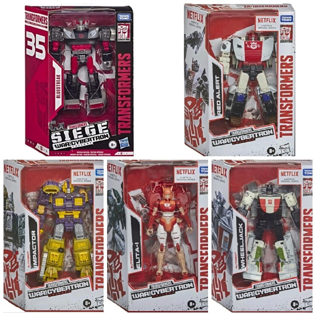 Transformers Netflix Elita1 Netflix Red Alert Netflix Impactor 35th