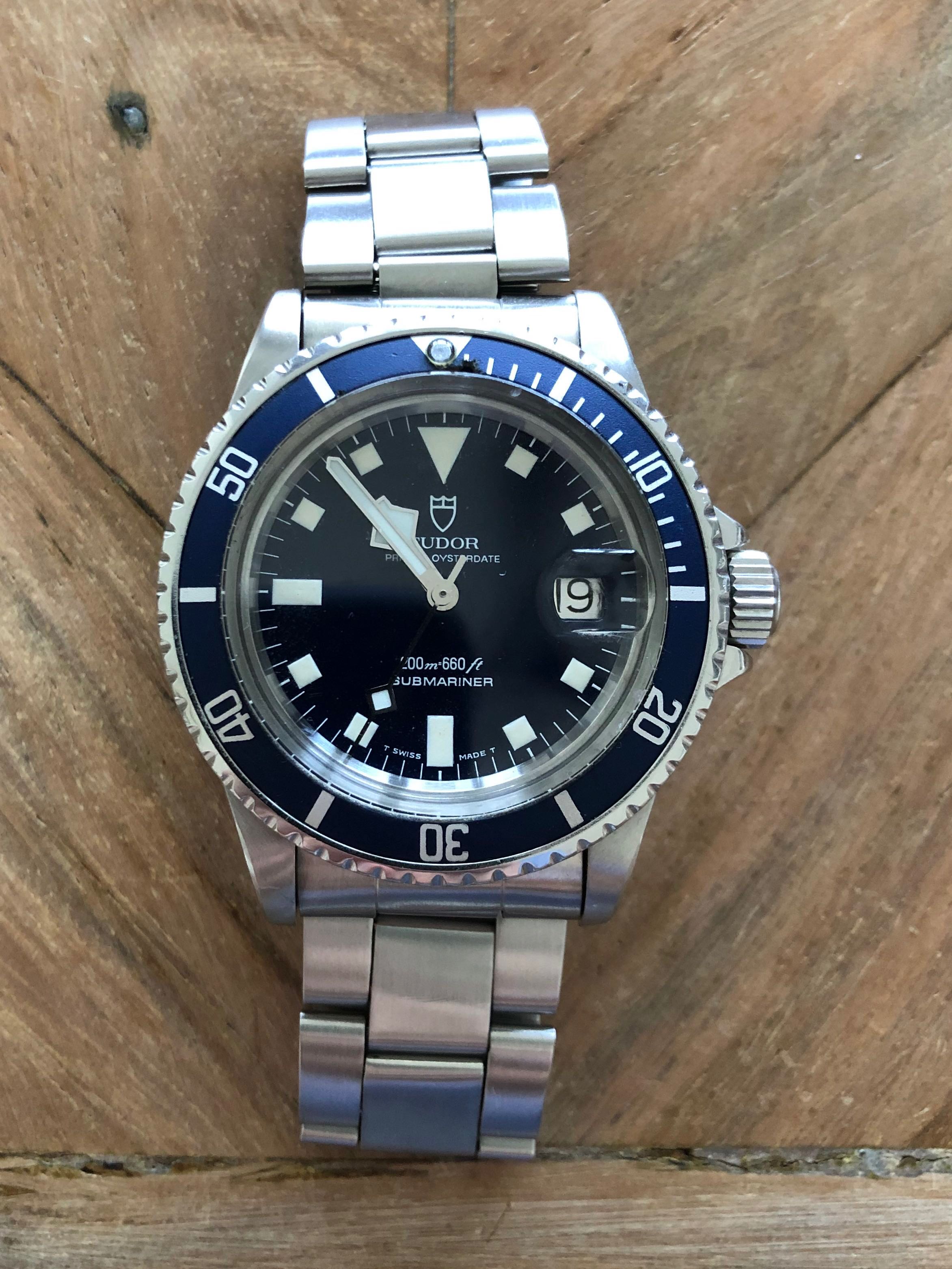 Tudor Submariner Snowflake Blue ref 9411 0 Rolex company