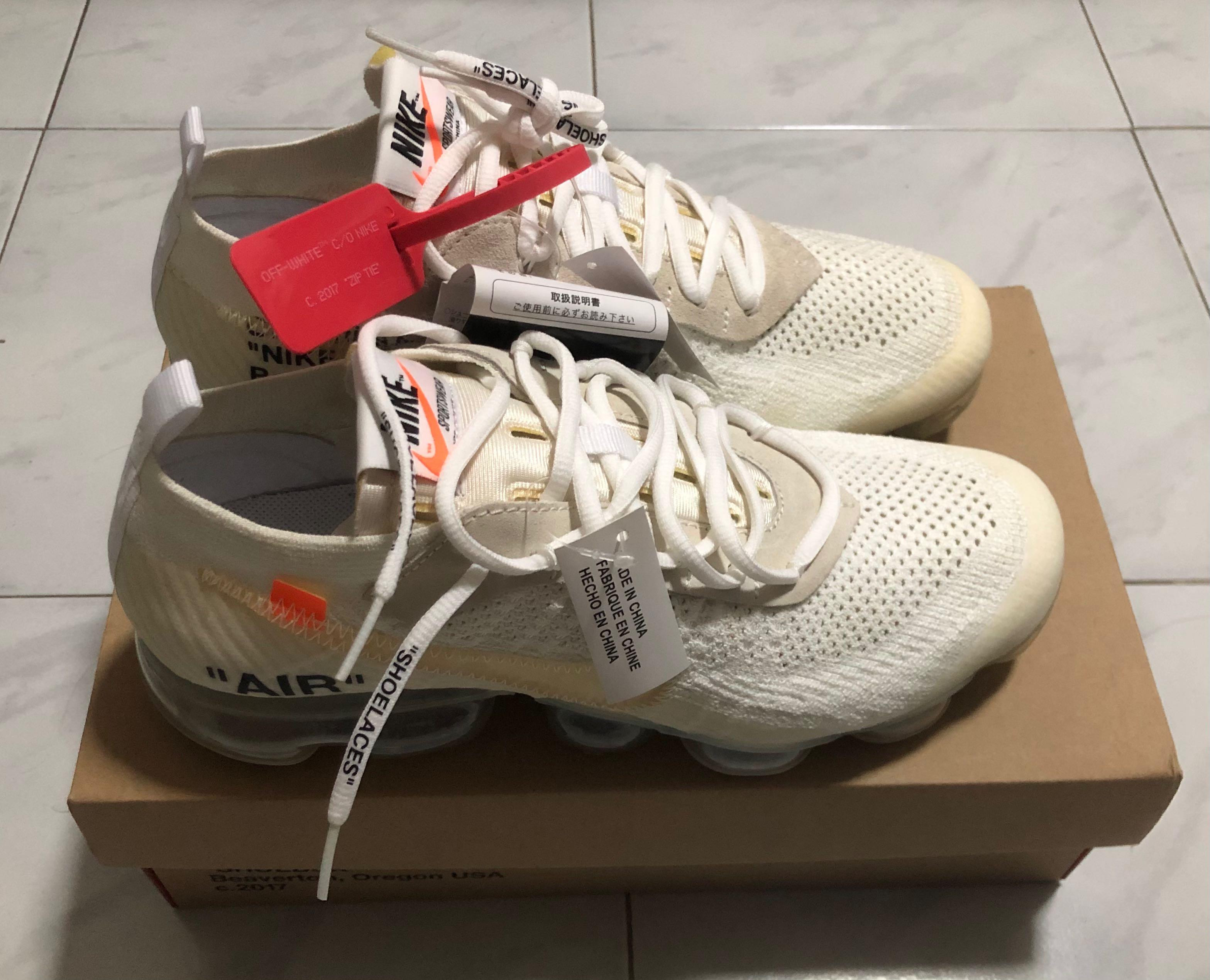 Off white vapormax clearance zip tie