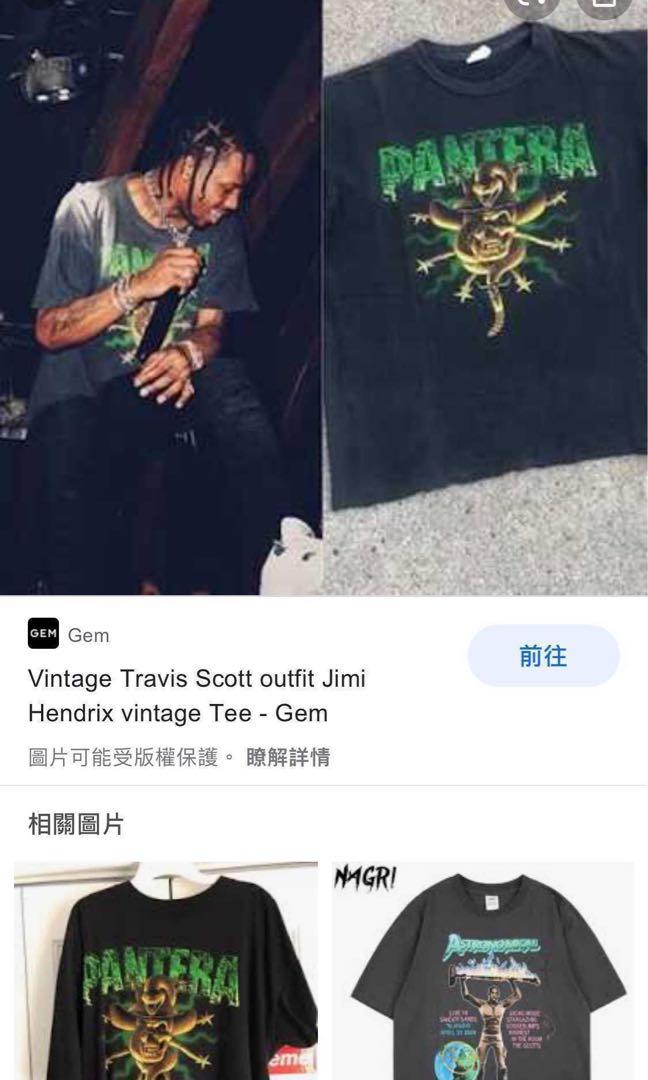 Travis scott deals pantera shirt