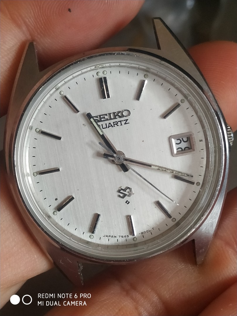 Vintage seiko sq best sale watch