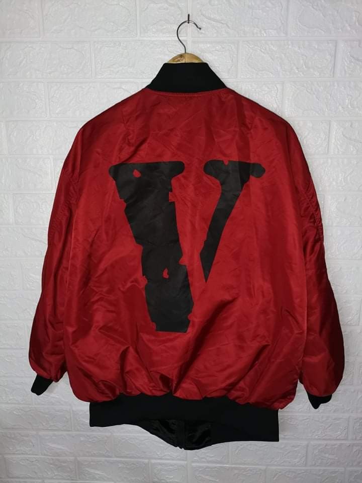 Vlone bomber jacket store