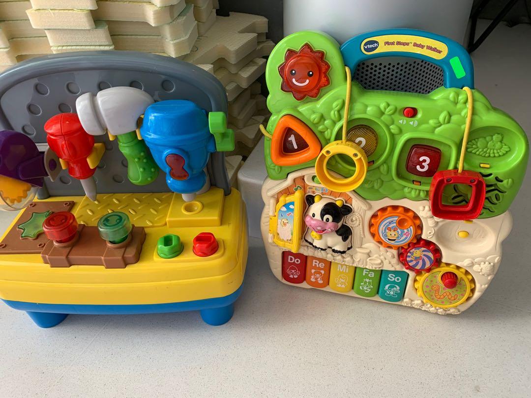 Vtech baby toys tool set engineer walker, Hobbies & Toys, Toys & Games