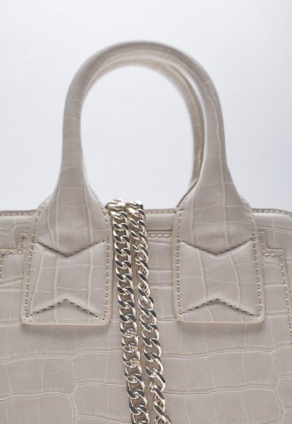 Zara animal sales print city bag
