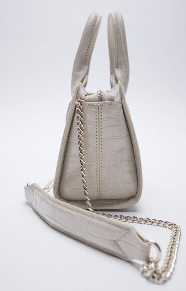 Animal print mini city bag zara best sale
