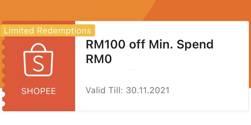 Shopee rm200 kredit Langkah Claim