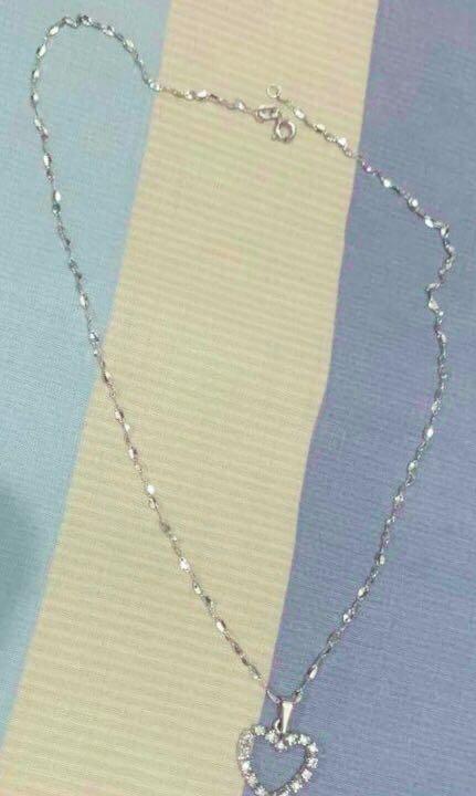 White gold 2025 chain only necklaces