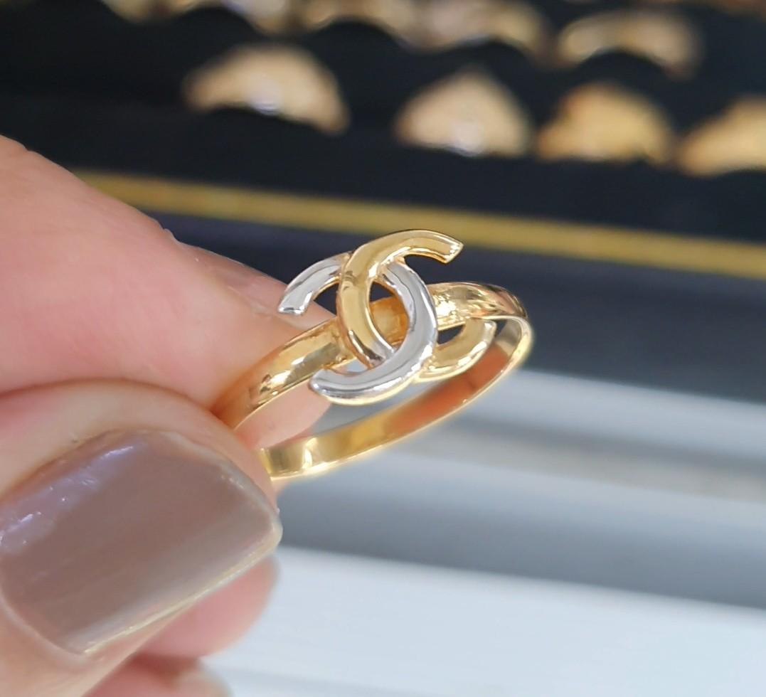 PRE ORDER 18K SAUDI GOLD CHANNEL RING
