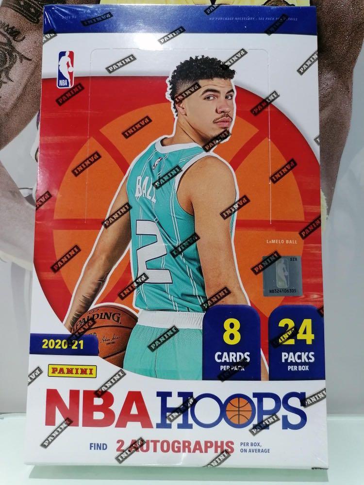（現貨）202021 PANINI NBA Hoops Basketball Hobby Box, 興趣及遊戲, 收藏品及紀念品, 明星周邊