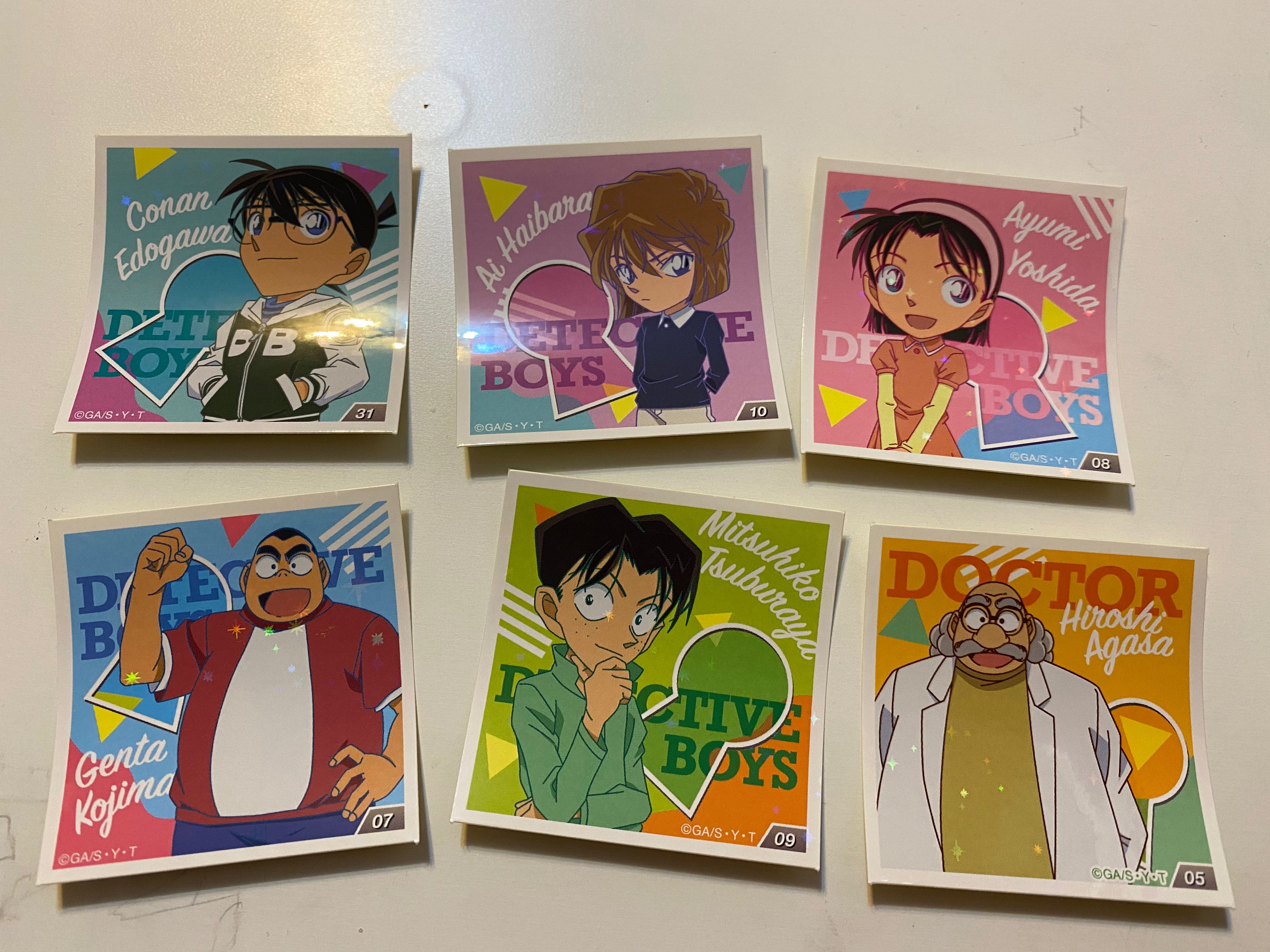名偵探柯南貼紙日本正版江戶川柯南灰原哀赤井秀一步美毛利蘭安室透緋色的彈丸工藤新一 興趣及遊戲 古董收藏 日本明星 Carousell